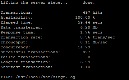 Come effettuare un load test del proprio server con Siege – II parte